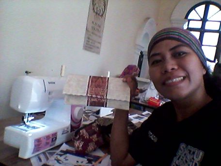 Cluth yang aku buat semakin manis dengan sentuhan mesin jahit Brother type FS-101