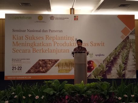 Direktur Jenderal Perkebunan Kementerian Pertanian RI, Bambang Wahyu Dwiantoro Memberikan Sambutan Sekaligus Membuka Acara Workshop Nasional
