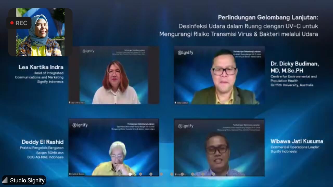 Sinar UV-C Signify Lindungi Udara dari  Virus dan Bakteri